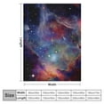 thumbnail image 4 of Nawypu  Soft Galaxy Blanket Full Size Purple Nebula Throw Blanket Universe Small Outer Space Adult and Child Comfy Home for Living Room Sofa Nap Cozy Pretty Abstract Art Printed Design Gifts, 4 of 6