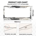 thumbnail image 7 of Aluminum License Plate Frame 2 Pack Car Exterior Accessory Car Tag Holder for Front Rear Plates Cars Decor Ink Wash Style Roses, 7 of 7