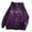 Purple, variant on Women's Hoodie "LOS ANGELES CALIFORNIA" Letter Print Zip Up Drawstring Hoodie Jacket Oversized Fit Travel Outings City Trendy Hoodies