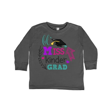 

Inktastic Lil Miss Kinder Grad with Arrows Gift Toddler Toddler Girl Long Sleeve T-Shirt