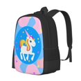 thumbnail image 2 of DouZhe Lightweight Backpack, Cute Cartoon Sparkle Stars Unicorn Prints Travel Outdoor Hiking Bag School Bookbag Casual Daypack Backpacks for Women Men, 2 of 7