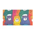 thumbnail image 4 of Bath Mat Soft Plush Non-Slip Absorbent Bathroom Rugs 39"x20" Funny Colorful Bears, 4 of 8