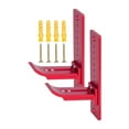 thumbnail image 3 of serony Aircraft Model Storage Rack for 1/18 1/8 Trucks Model Aircraft 1/16 1/5 1/10 red 14.5x11.5cm, 3 of 6