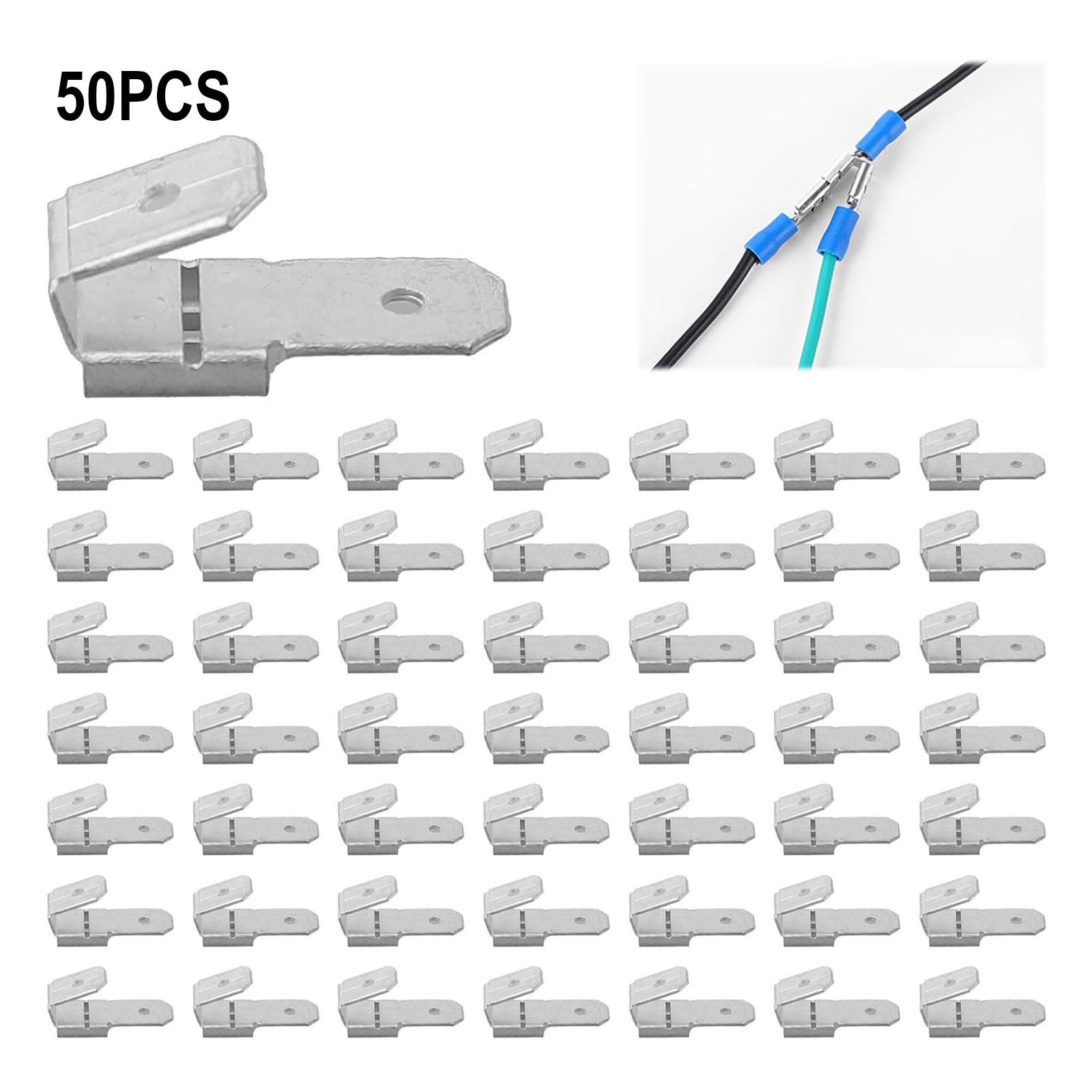 Double Piggyback Spade Connectors, Electrical Double Male Female ...