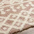 thumbnail image 3 of Livabliss Area Rugs for Living Room, 5x7 Urban Shag Global Dusty Pink Rug, Bedroom Dining Room Home Decor Stain Resistant Carpet (5'3" x 7'3"), 3 of 7