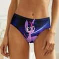 thumbnail image 3 of My Lit-tle Pony Women's Underwear Low Rise Full Coverage Briefs Breathable Underpants Ladies Regular Plus Size Panties, 3 of 6