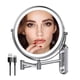 thumbnail image 1 of Espejo de maquillaje Rocollos recargable montado en la pared de 8 pulgadas, 1 of 7