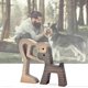 thumbnail image 2 of Accent Decor Men And Dog Figura Decorativa Wooden Gift Home Accents, 2 of 5