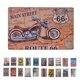 thumbnail image 2 of Kearding Vintage Retro Hierro Decoración de Pared Coche Motocicleta Cartel Placa Placa Hogar Decoración del hogar 11, 2 of 6