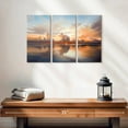 thumbnail image 2 of Elephant Stock Sunset Sunrise Wall Art - Horizontal Multi Panel Canvas - Living Room Wall Decor - Nature Multi Panel - Orange And Blue Decor By Bruce Nawrocke - 23" x 14", 2 of 4