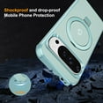 thumbnail image 3 of ELEHOLD Magnetic Matte Case for Google Pixel 10 Pro XL with Ring Holder Stand Cover, Compatible with Mag-Safe Accessories Hybrid Shockproof Slim Case,Blue, 3 of 8
