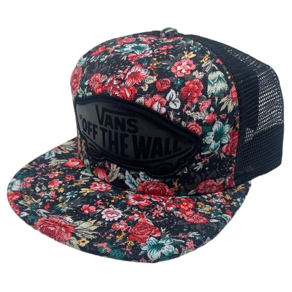 Vans Off The Wall Women's Beach Girl Trucker Hat Cap - Multi Floral