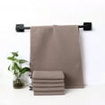 thumbnail image 7 of PiccoCasa 6Pcs Cotton Waffle Weave Kitchen Towels Set 12.6"x 12.6" Brown, 7 of 7