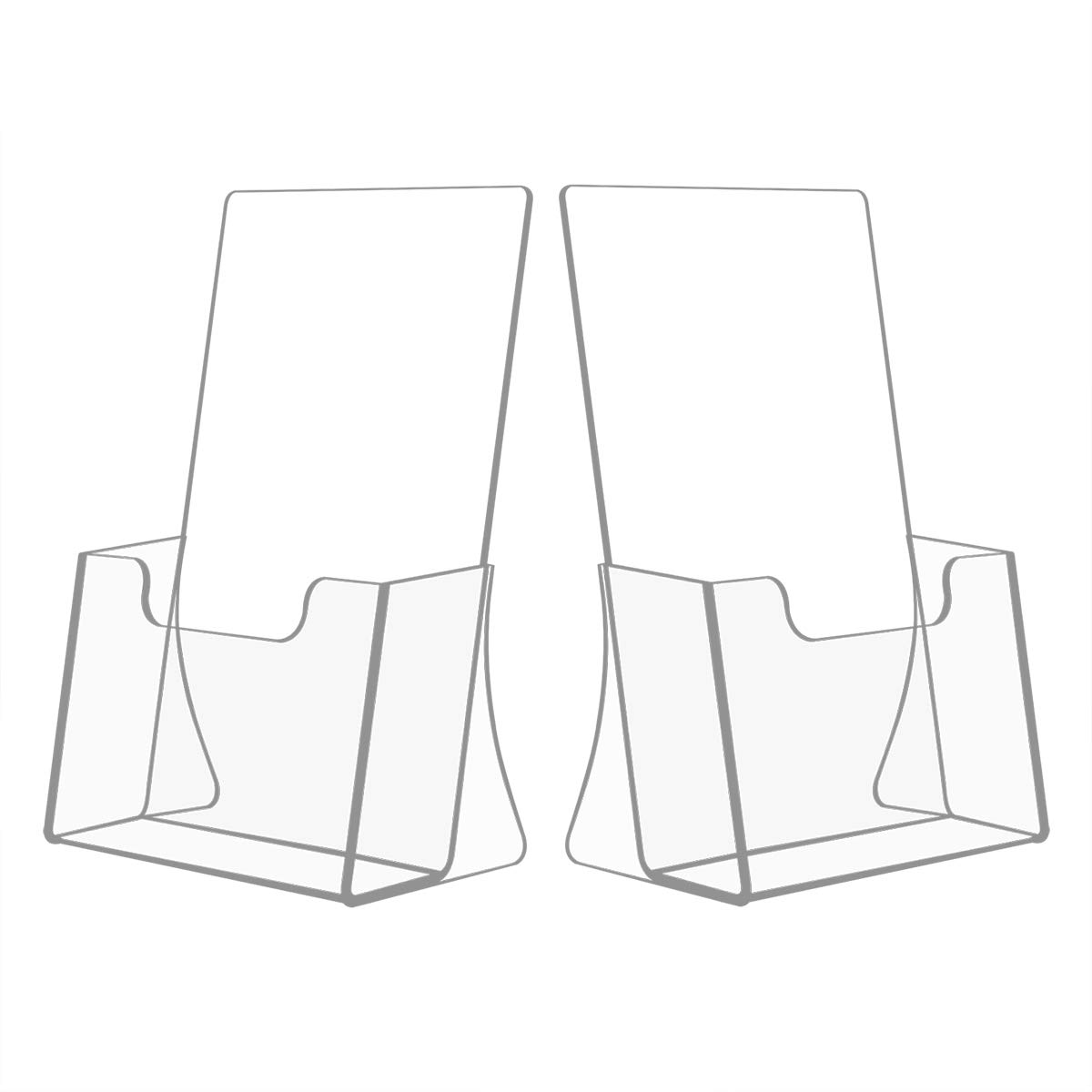 Wire Display Rack for Books or DVDs, 24Pocket FloorStanding Fixture