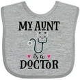 thumbnail image 3 of Inktastic My Aunt is a Doctor Girls Baby Bib, 3 of 4