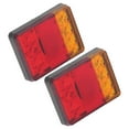 thumbnail image 4 of 2 uds luz trasera 12V 8LED luz de freno trasero lámpara de señal de giro para remolque caravana UTE Camper ATV, 4 of 12