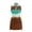 z21-Brown, variant on CAIXIA Girls 4th of July Dress American Patriotic Outfit USA Independence Day Clothes Flutter Sleeve Tulle Tutu Dress