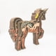 thumbnail image 4 of Esculturas de animales de madera Arte Artesanía 3D Unicornios que brillan intensamente Escultura Decoración del hogar, 4 of 6