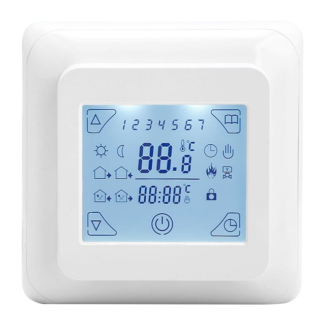 Controlador de temperatura ANGGREK programable blanco calefacción eléctrica