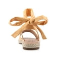 thumbnail image 4 of Journee Womens Emelie Espadrille Flat Sandals, Widths Available, 4 of 11