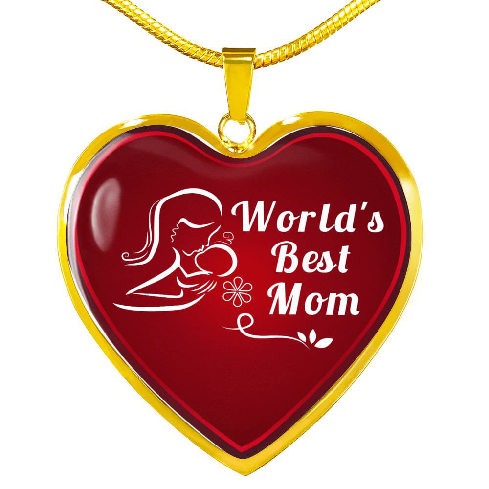 Best Mom Necklace in Garnet – Lynor