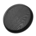 2024 Round Shape Solid Wood Tea Coffee Snack Food Meals Serving Tray Plate Restaurant Trays 27cm