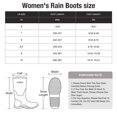 thumbnail image 7 of SMILIN Lightweight Women’s Waterproof Ankle Rain Boots, Slip-Resistant Garden Work Shoes,Gray,Size 9, 7 of 7