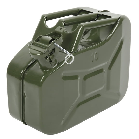 Roadstar 2.5 Gallon 10L Jerry Can Emergency Backup Tank, w/ Spout