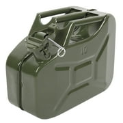 Ktaxon Portable Jerry Can 10L 2.64Gal Capacity, Emergency Backup Fuel Container, Army Green, US Standard