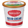 Darigold Natural Sour Cream, Refrigerated, 24 oz Tub