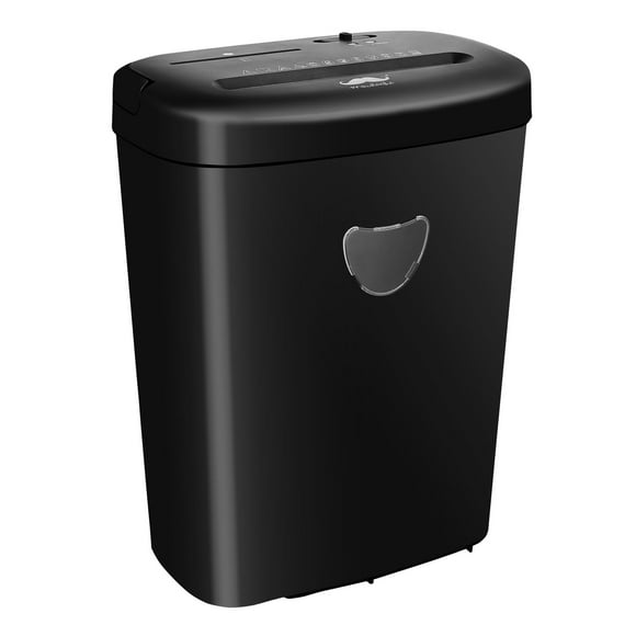 12-Sheet Auto Cross-Cut Paper Shredder, CD and Credit Card Home Office Shredder with Handle & 25L Bin