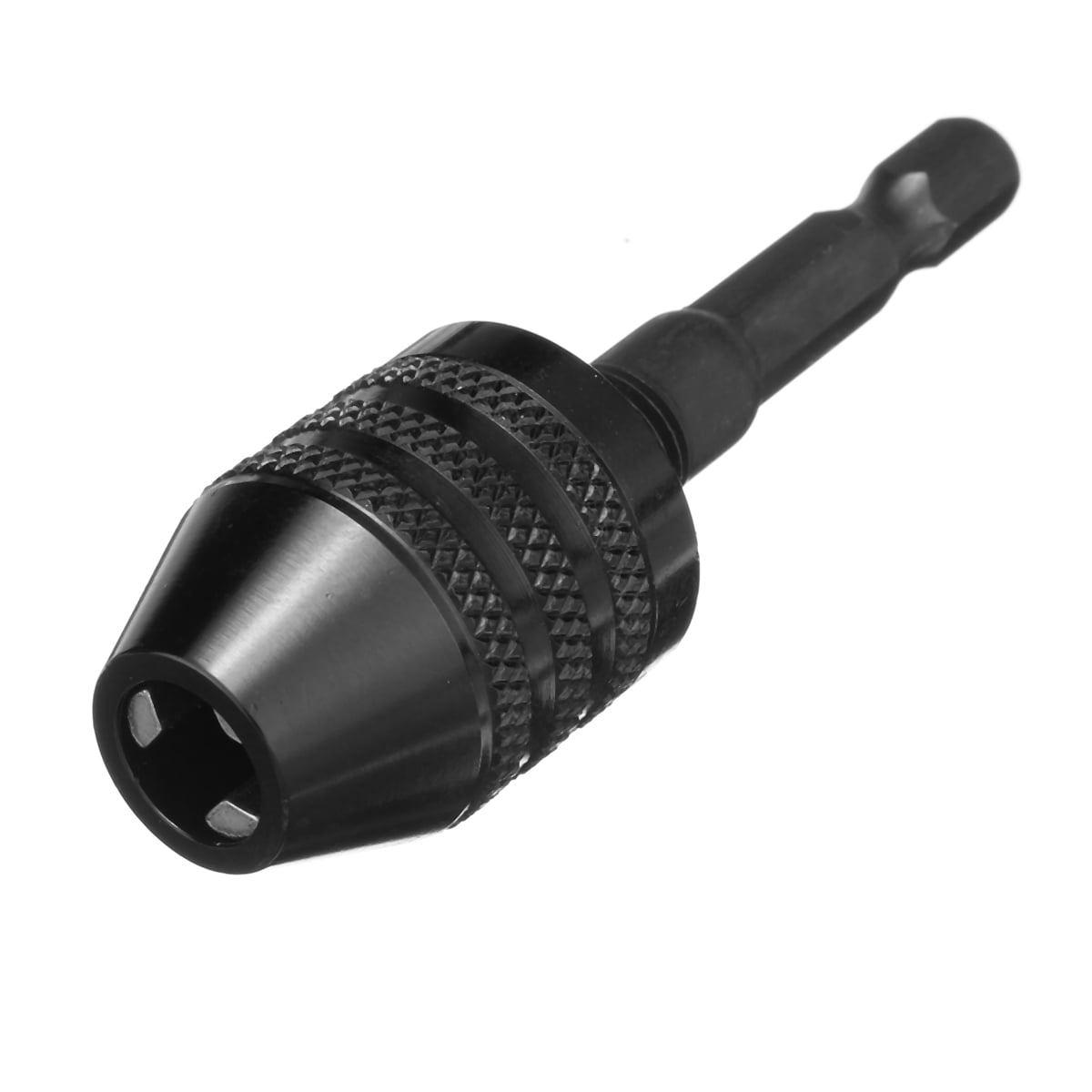 1/4'' Hex Shank Keyless Drill Bit Chuck Adapter Converter Quick Change Tool JT 1/4'' Hex Shank Keyless Drill Bit Chuck Adapter Converter Quick Change Tool JT