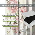 thumbnail image 6 of Vintage Rose Blackout Curtains, Delicate Red Rose Beige Background Lovely Botanical Print, Bedroom Living Room Kitchen Rod Pocket Curtains42X84x2 Inch, 6 of 6