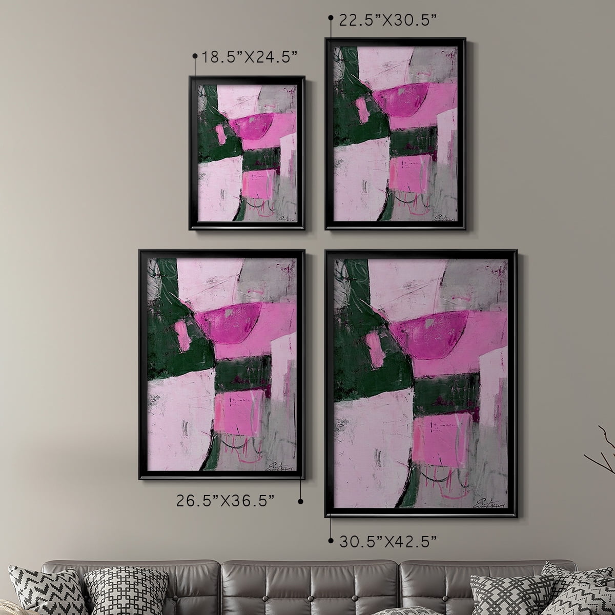 Party Mixer I Premium Framed Print, in Gold, Black, or Silver - Ready to Hang