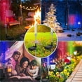 thumbnail image 2 of 2pcs Garden Solar Lights Outdoor Solar Acrylic Bubble RGB Color Changing Solar Powered Garden Stake Lights for Garden Patio Backyard Pathway Decoration, 2 of 4