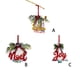 thumbnail image 5 of Ounissouiy Colgante de Navidad Chimenea Árbol de Navidad Decoración colgante Festival de vacaciones Atmósferas Pieza de Regalo Escaparate Puerta Kits de decoración para fiestas Árbol Ounissouiy HA069785-03, 5 of 6