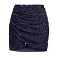 thumbnail image 5 of Angala Carnival Stylish Mini Skirt With Pleated Hem Fitted Sparkly Beaded Embellishments For Party And Night Out Beautiful Cozy Women's Dress, 5 of 5