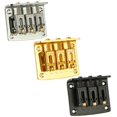 thumbnail image 2 of Puente de Cola RíGida para Guitarra de 3 Cuerdas para Caja de Puros, Piezas de Guitarra EléCtrica Reemplazo de Guitarra Cromado, Negro, 2 of 5