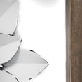 thumbnail image 3 of Stratton Home Decor Hanging Framed Metal Flower Wall Decoration Art, White, 3 of 6