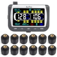 thumbnail image 2 of EEZTire-TPMS Real-time/24x7 Tire Pressure Monitoring ystem (TPMS12)-color monitor + 12 Anti Theft sensor, 2 of 7