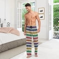 thumbnail image 6 of GZHJMY Mexican Serape Pajama Pants for Men, Lounge Pants Lightweight Men Pajama Bottoms with Drawstring Pockets, Christmas New Year Birthday Gifts, Small, 6 of 6