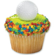 Angle View: DecoPac Golf Ball Cupcake Rings (12 Count)