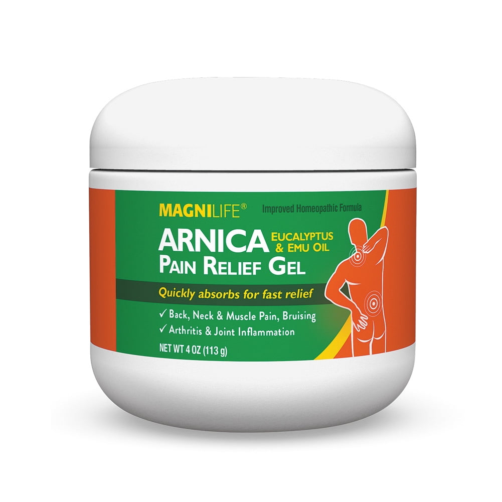 Arnica All Natural Eucalyptus & Emu Oil Pain Relief Gel Made in the