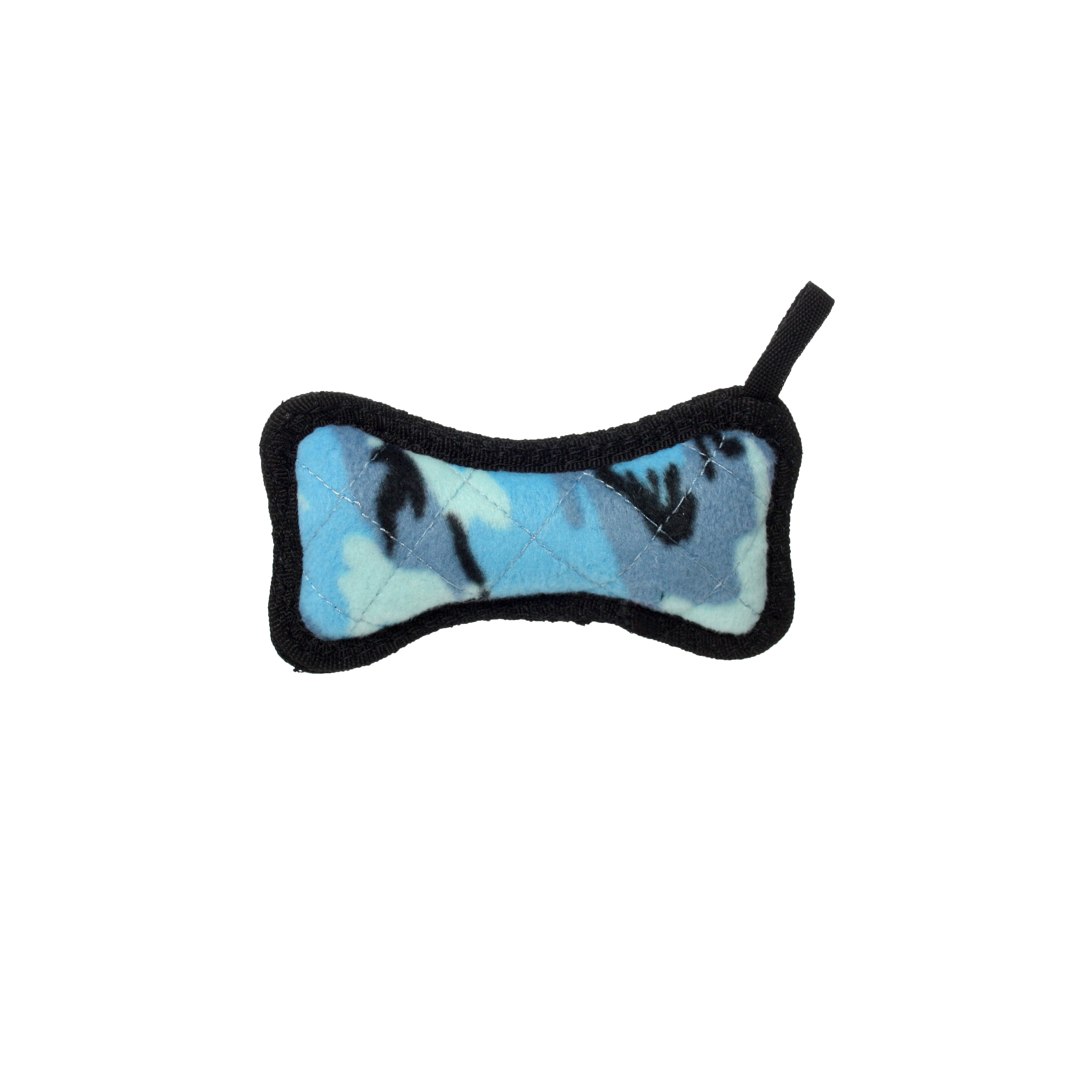 TUFFY® Jr Bone Camo Blue, 2-Pack, Durable Plush Squeaky Dog Toys
