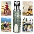 thumbnail image 7 of Yayeee 20oz Insulated Water Bottle Double Wall Stainless Steel with Flip Straw Lid, Cute Ghosts Playing, 7 of 7