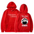 thumbnail image 3 of Sudaderas con capucha de The Vampire Diaries para mujer, Sudadera con capucha de personalidad de moda, jersey de manga larga suelto informal para exteriores, 3 of 5