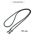 thumbnail image 2 of DESIGNICE 2026 New Adjustable Leather Glasses Chain Neck Strap String Eyeglass Rope Cord Band for Daily Wear,Reading,Travel,Outdoor Use, 2 of 6