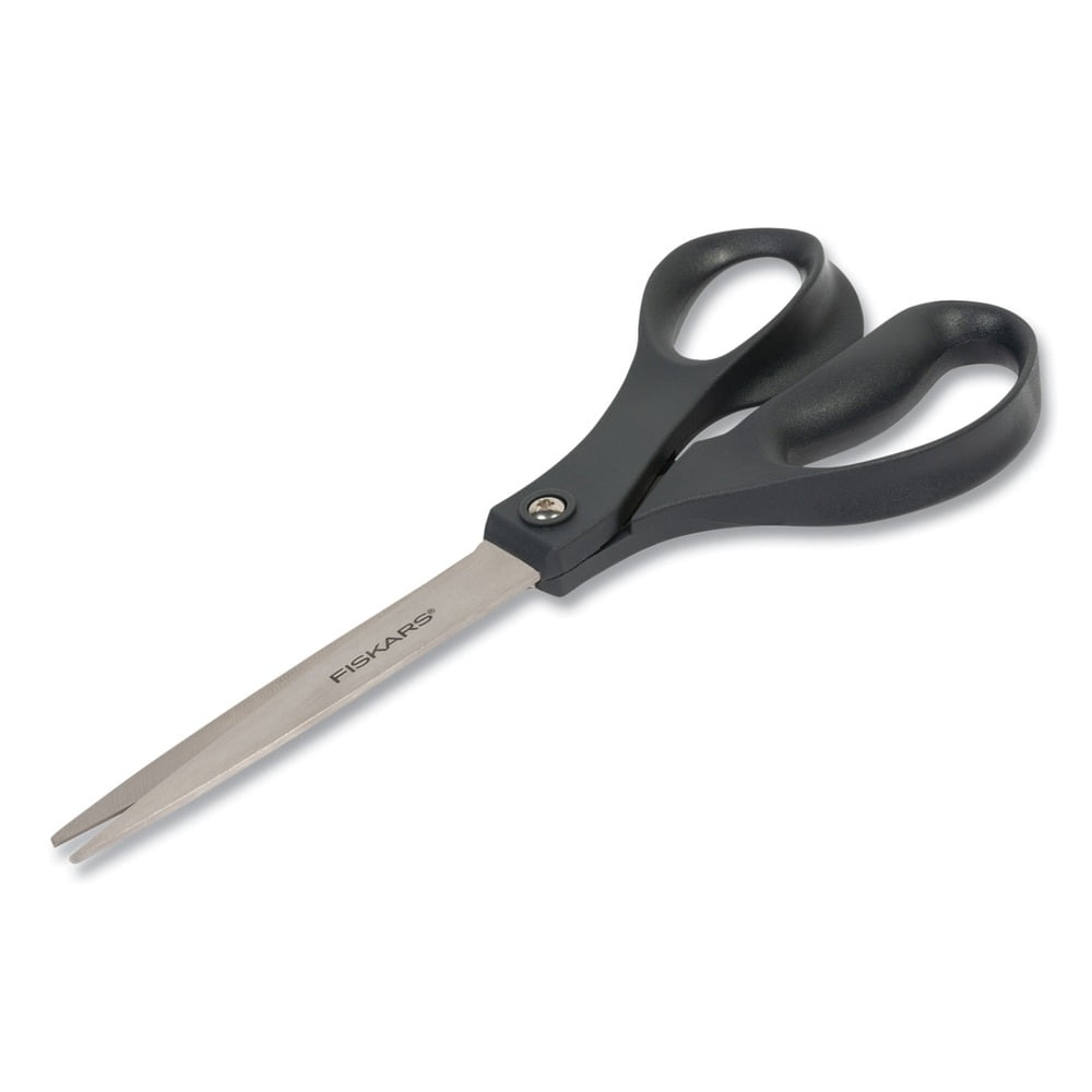 Fiskars 1067262 8 in. Long 3.75 in. Cut Length Straight Handle Everyday Scissors - Black
