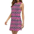 thumbnail image 3 of Patlollav Women Summer Dresses Casual Loose Printed Round Neck Sleeveless Vest Dress, 3 of 6
