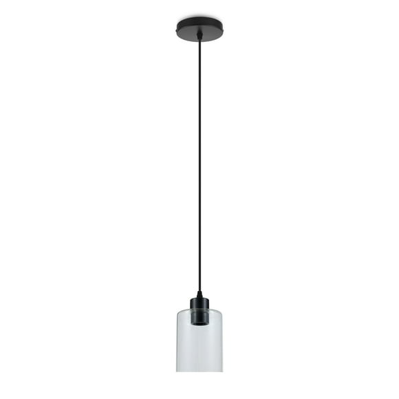 Black Kitchen Pendant Lights Glass Pendant Lights Pendant Lights Hanging Light Fixtures 60W Max for Kitchen Island, Dining Room, Bedroom, Hallway, Farmhouse